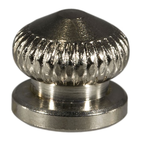 Midwest Fastener #8-32 Nickel Coarse Thread Bracket Caps 10PK 72704